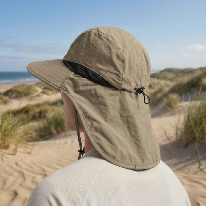 Outdoor Herren Sonnenhut mit Nackenschutz