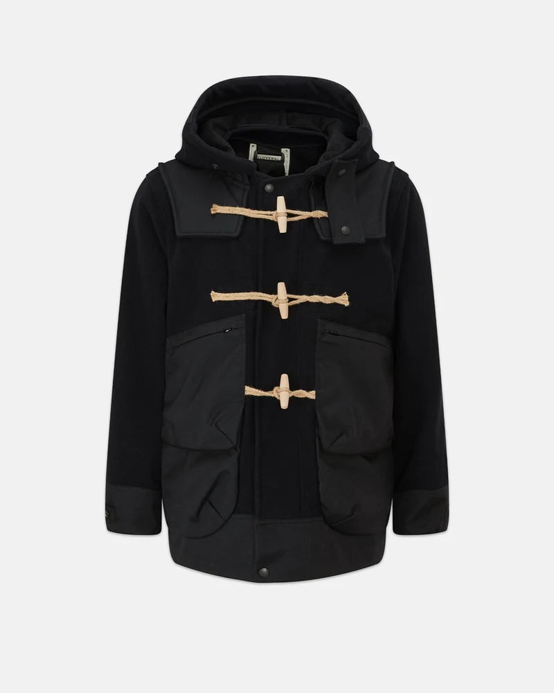 Men's Gloverall x Norbit Mid-Length Monty Duffle Coat Dark Navy