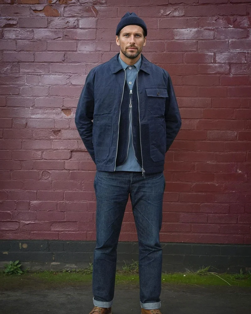 Men's Renewed Works Jacket Navy