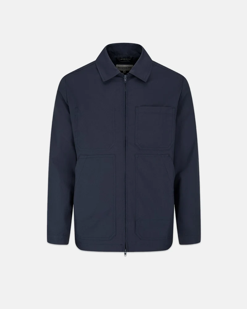 Men's Renewed Works Zip Jacket Navy