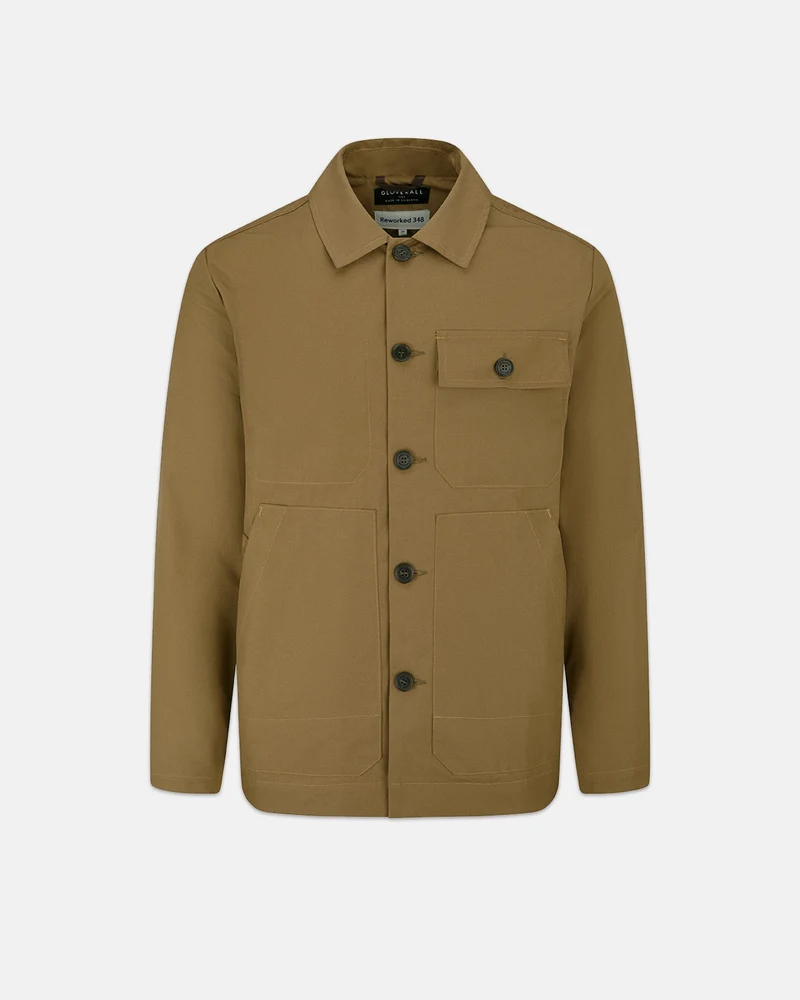 Men's Renewed Works Button Jacket Sand