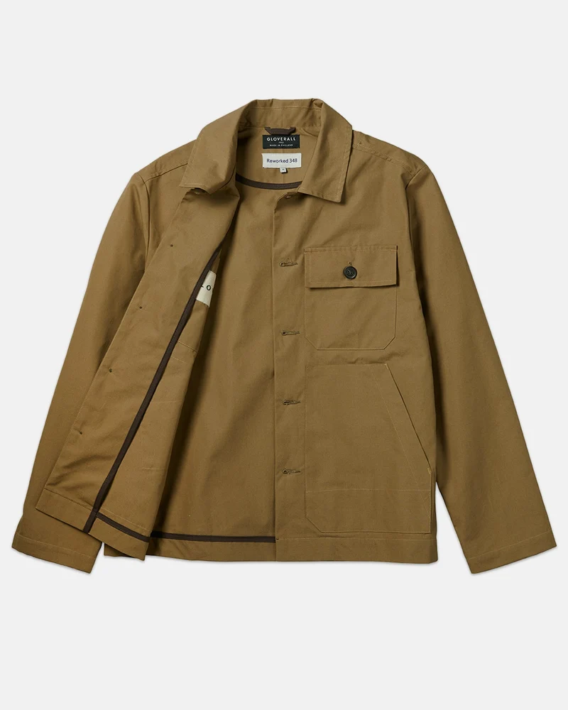 Men's Renewed Works Button Jacket Sand