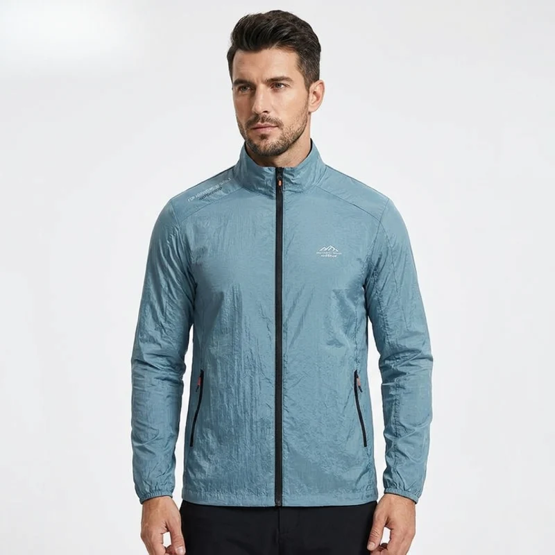Leichte Winddichte Herren UV-Schutz-Windjacke