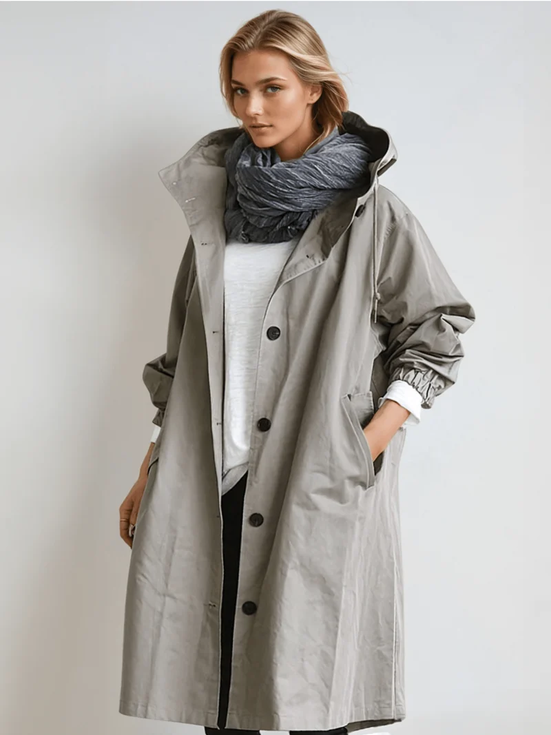 Wasserabweisender Eleganter Damen Trenchcoat