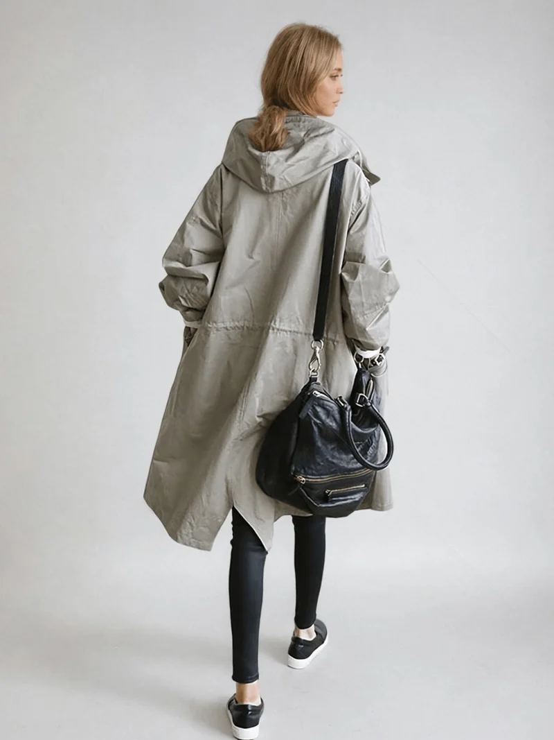 Wasserabweisender Eleganter Damen Trenchcoat