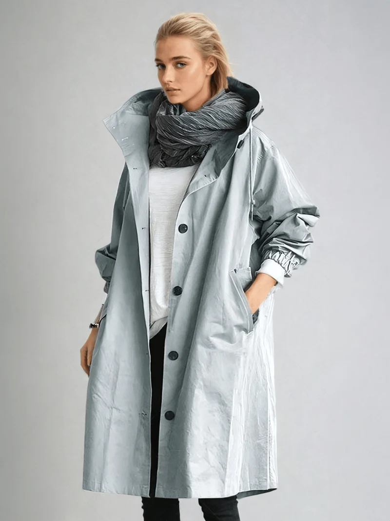 Wasserabweisender Eleganter Damen Trenchcoat