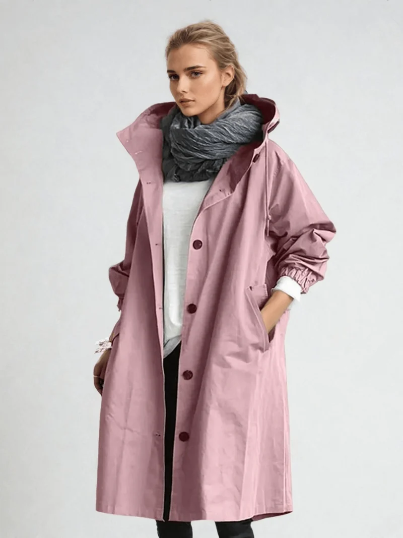 Wasserabweisender Eleganter Damen Trenchcoat