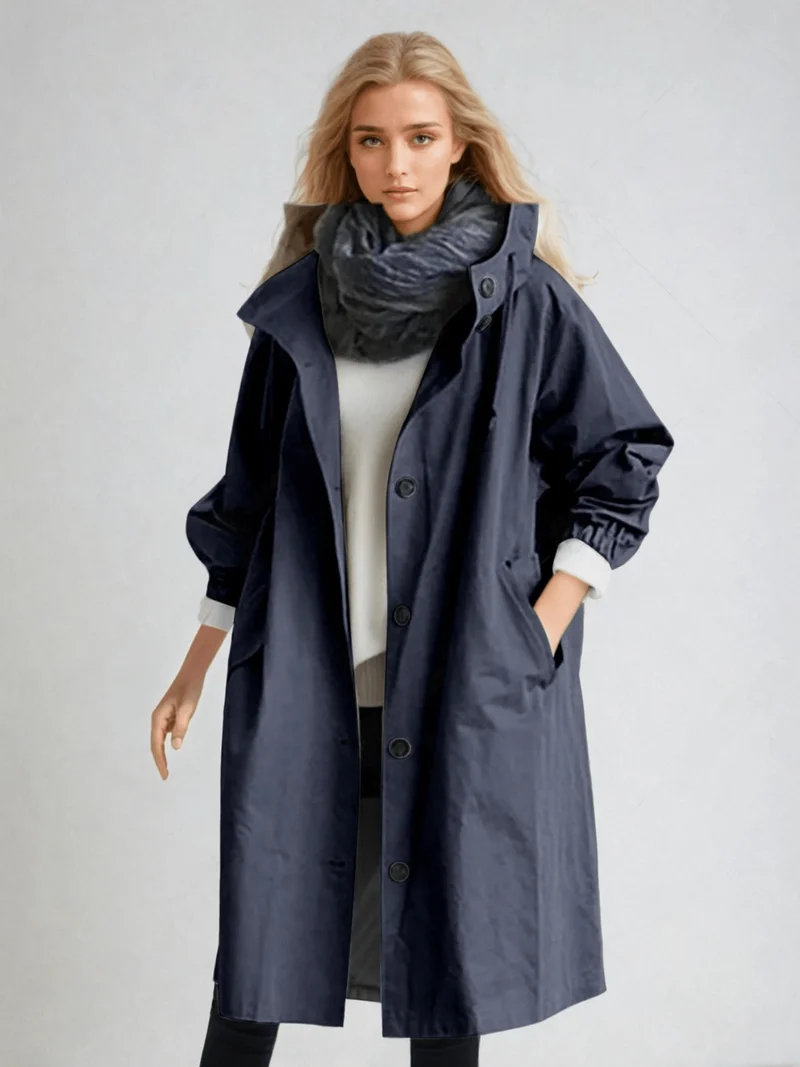 Wasserabweisender Eleganter Damen Trenchcoat