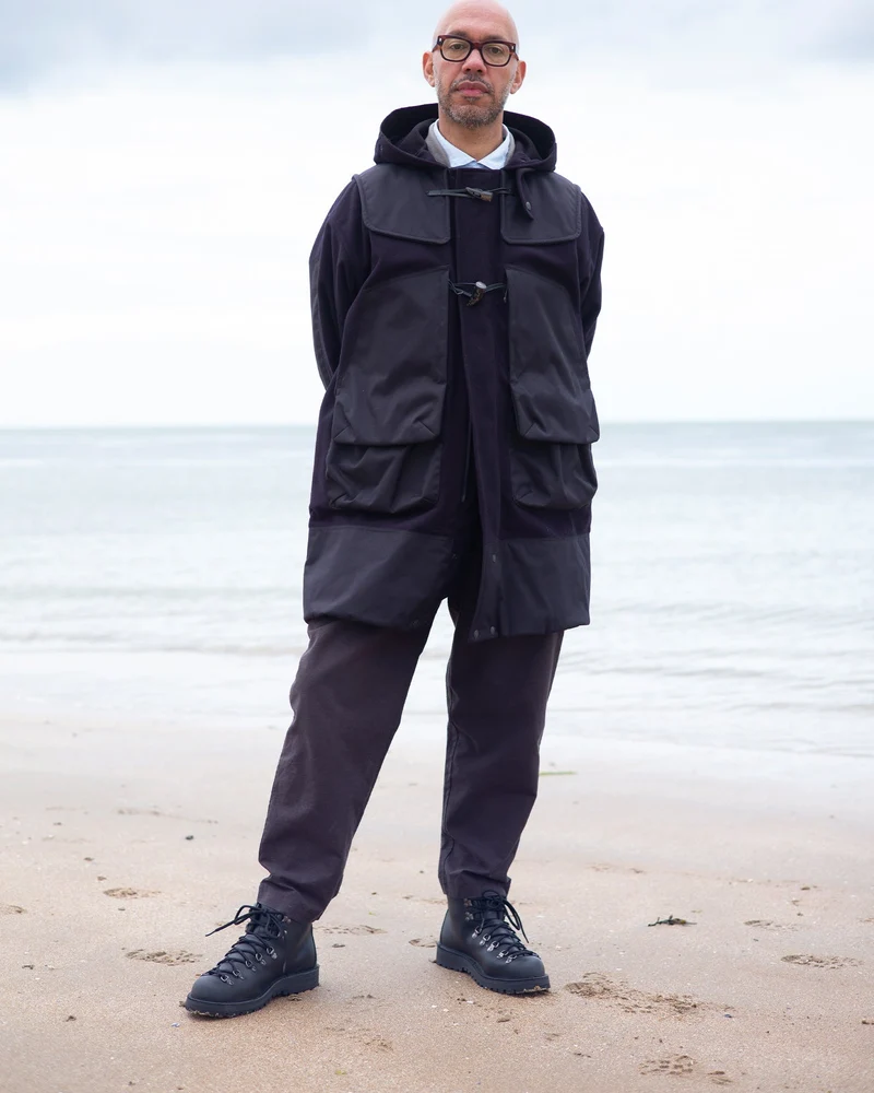 Men's Gloverall x Norbit Morris Coat Dark Navy