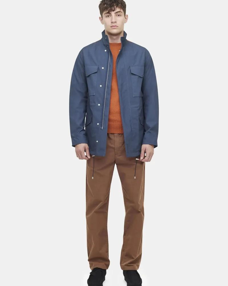 Men's E. Tautz x Gloverall Field Jacket Blue