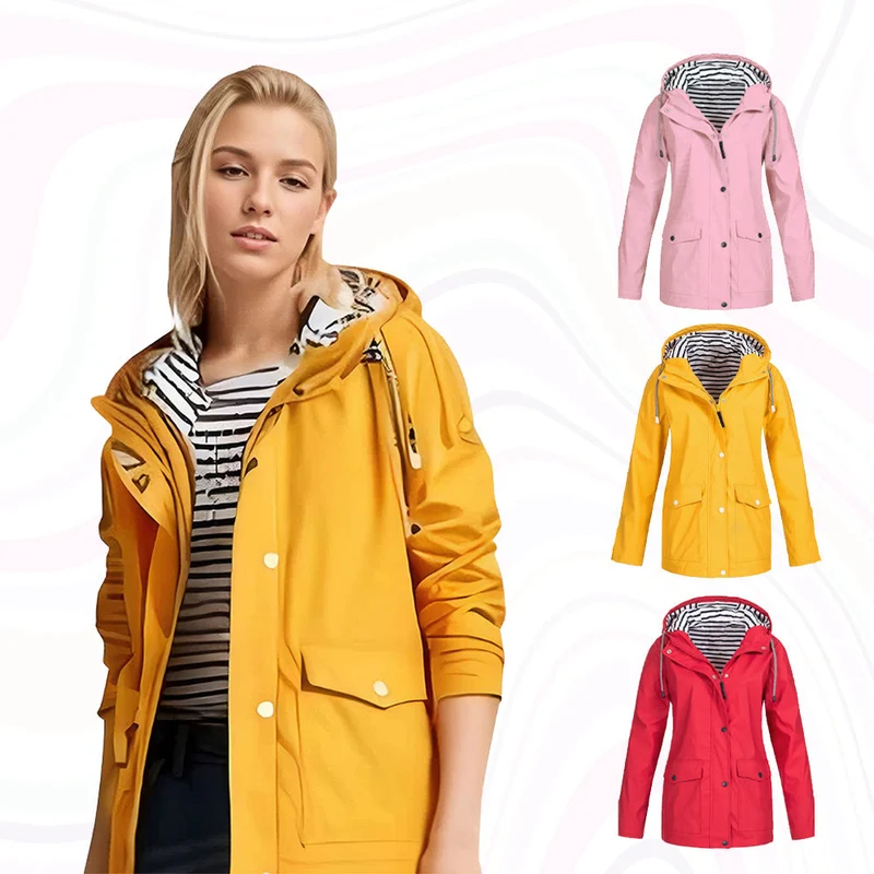 Wasserdichte Winddichte Damen Jacke