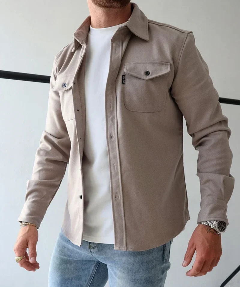 Herren Hemdjacke – Atmungsaktiv, Stylisch & Vielseitig