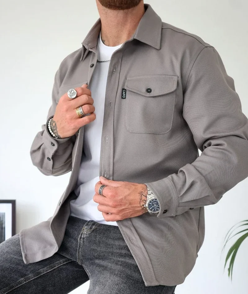 Herren Hemdjacke – Atmungsaktiv, Stylisch & Vielseitig