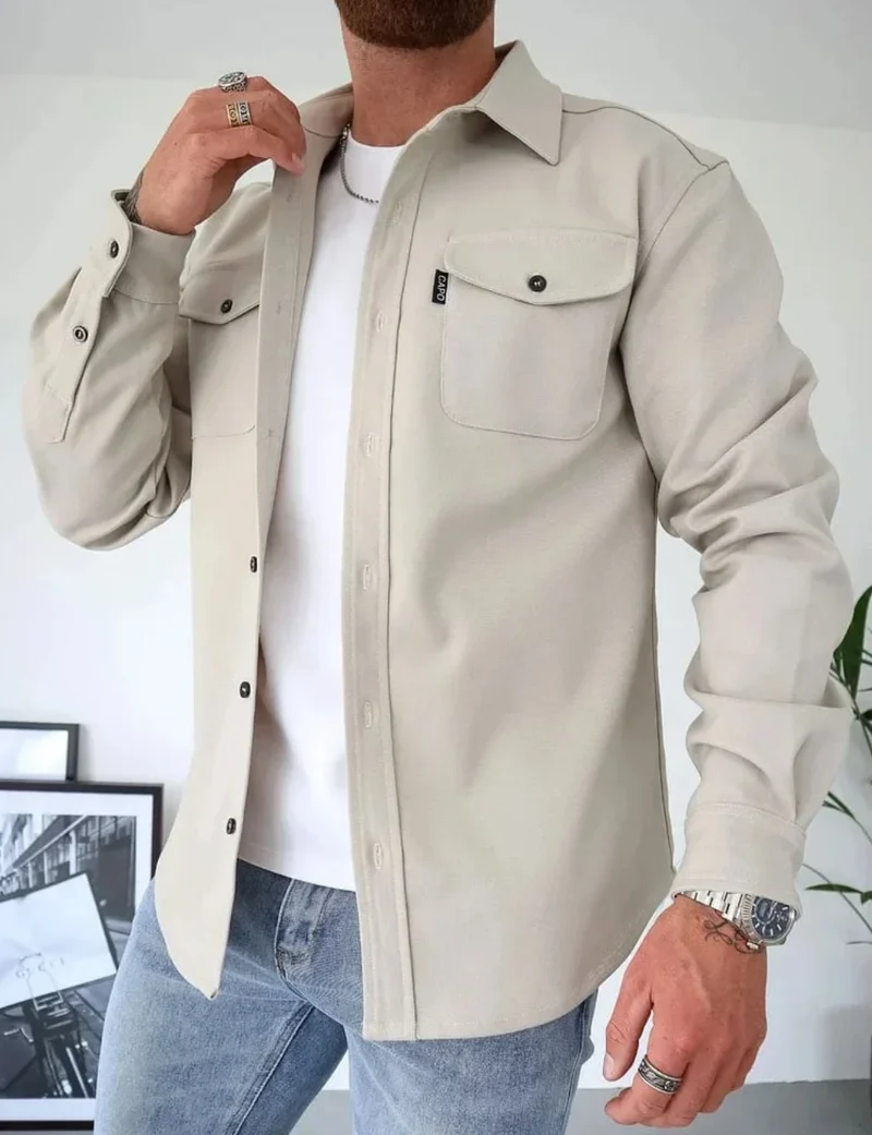 Herren Hemdjacke – Atmungsaktiv, Stylisch & Vielseitig