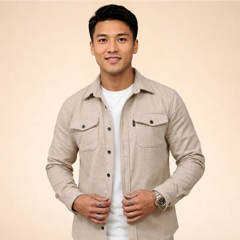 Herren Hemdjacke – Atmungsaktiv, Stylisch & Vielseitig