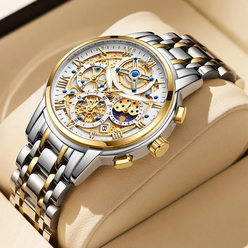 Elegante Herren Armbanduhr Automatik