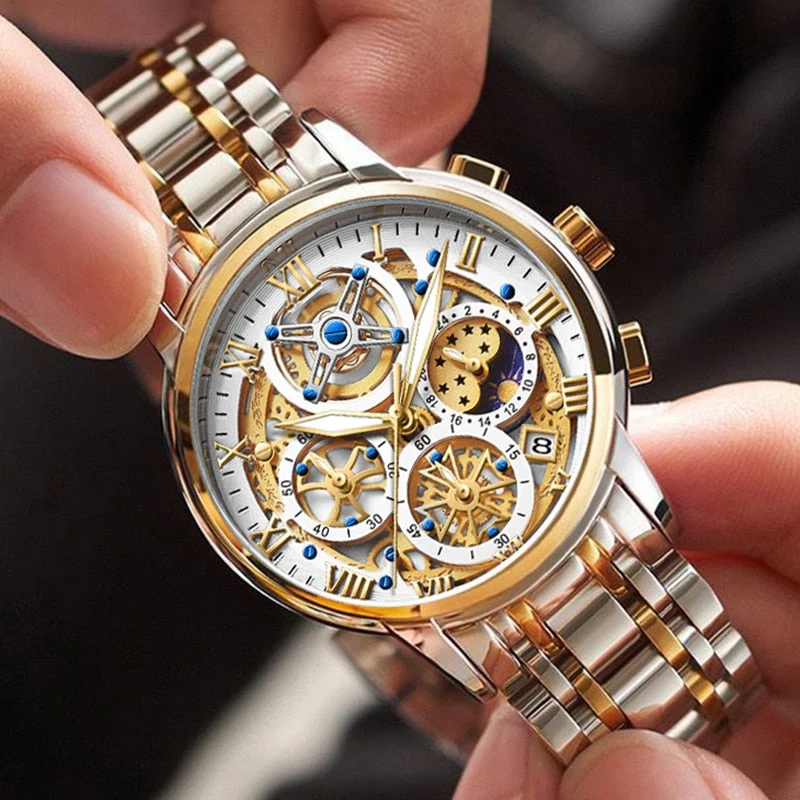 Elegante Herren Armbanduhr Automatik