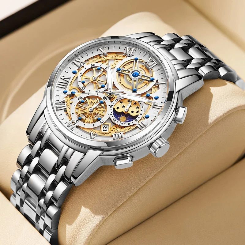 Elegante Herren Armbanduhr Automatik