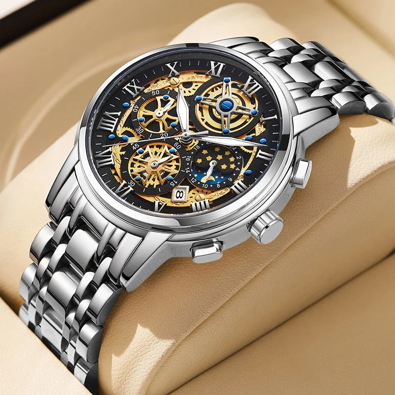 Elegante Herren Armbanduhr Automatik