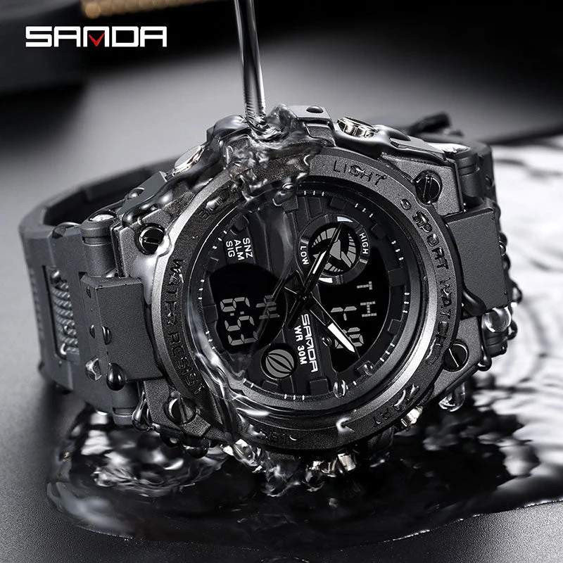 Digitale Sportliche Herren Armbanduhr