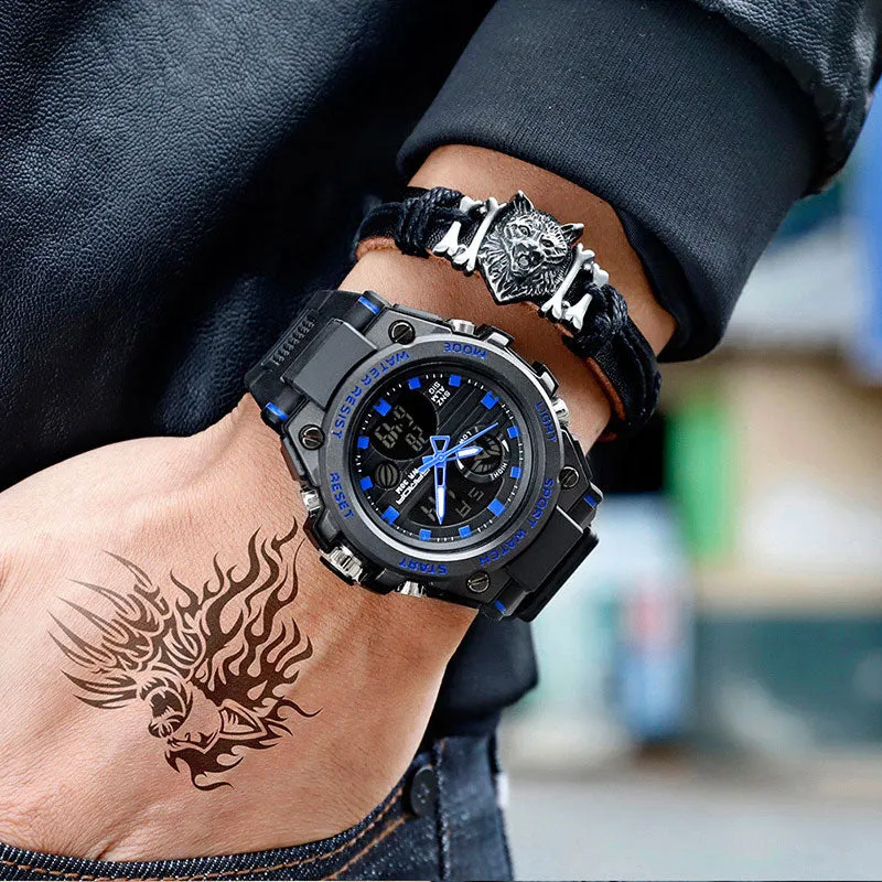 Digitale Sportliche Herren Armbanduhr