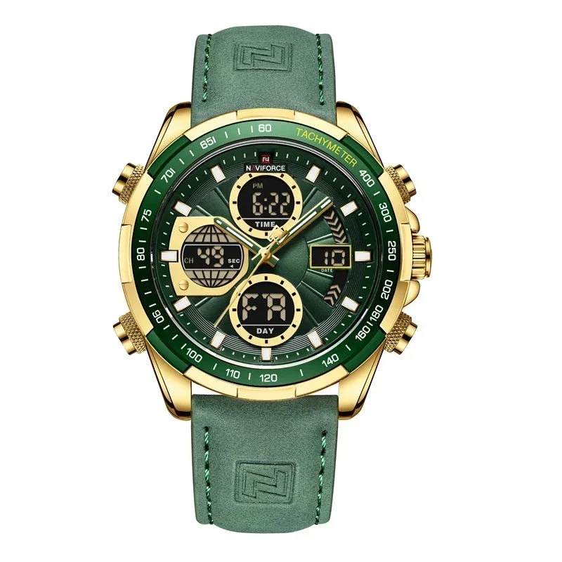 Elegante Herren Armbanduhr Marine