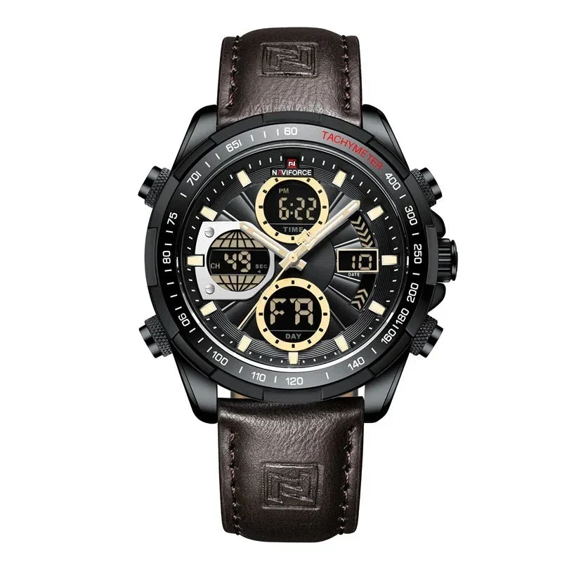 Elegante Herren Armbanduhr Marine
