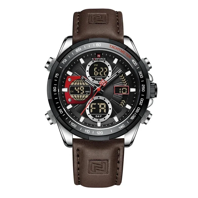 Elegante Herren Armbanduhr Marine