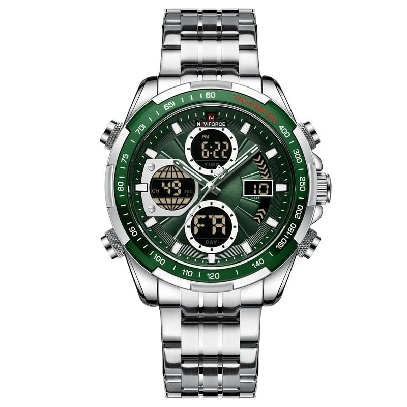 Elegante Herren Armbanduhr Marine