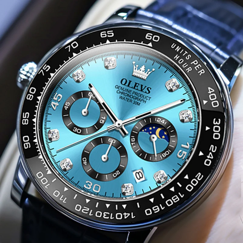 Elegante Herren Armbanduhr Edelstahl