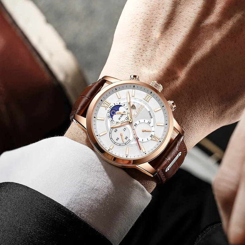 Elegante Klassische Herren Sportuhr
