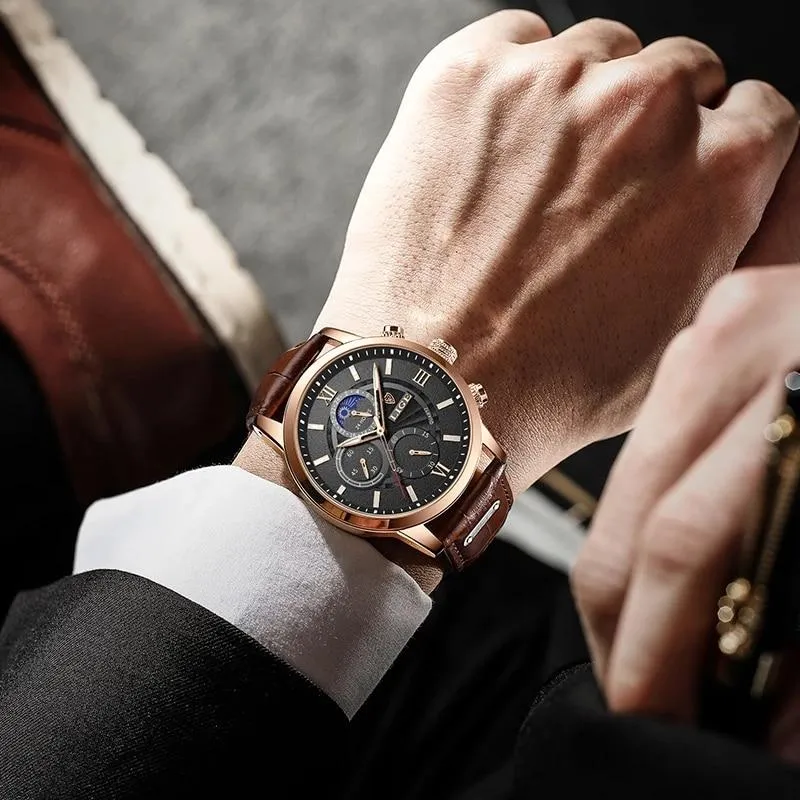 Elegante Klassische Herren Sportuhr