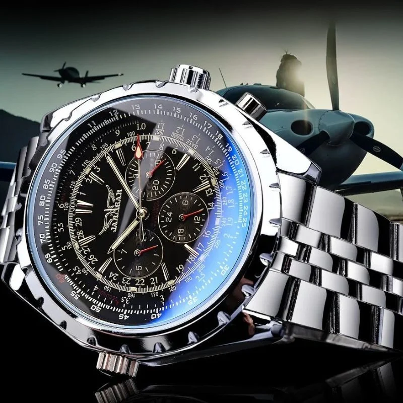 Mechanische Militär Herren Armbanduhr