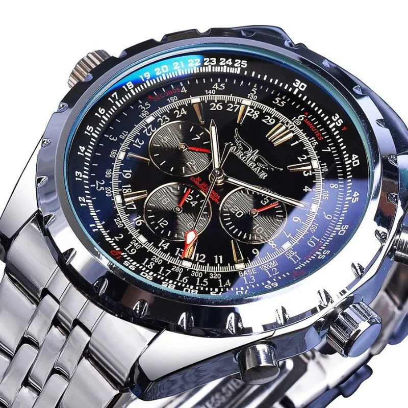 Mechanische Militär Herren Armbanduhr