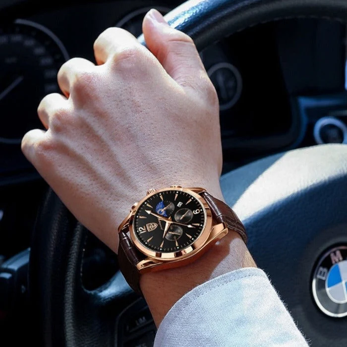 Elegante Analog Herren Armbanduhr