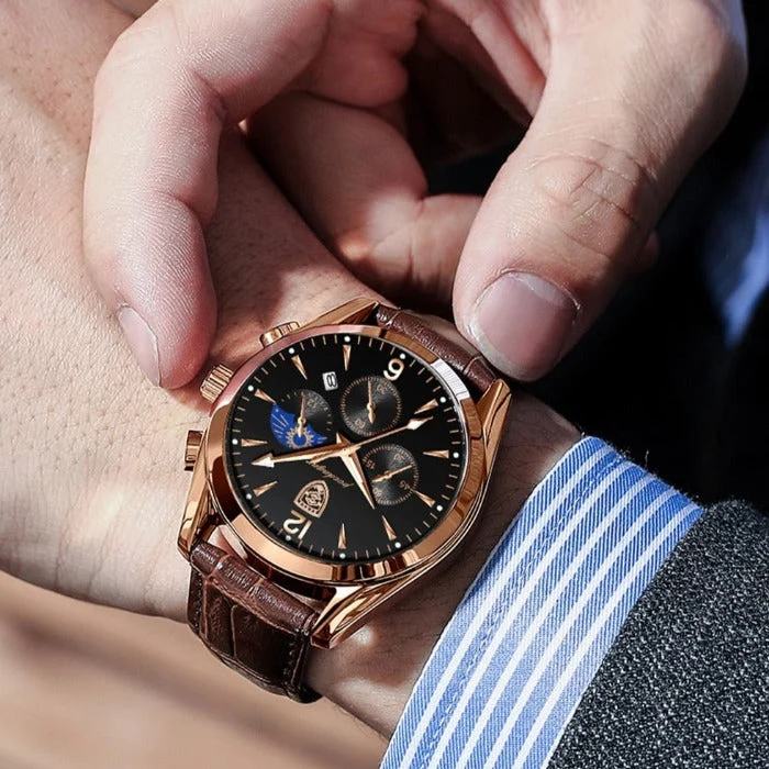 Elegante Analog Herren Armbanduhr