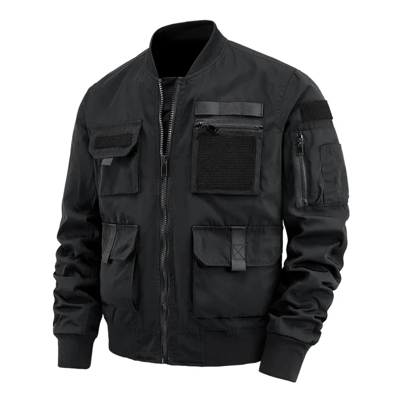 Funktionale Herren Cargo Jacke mit Multitaschen