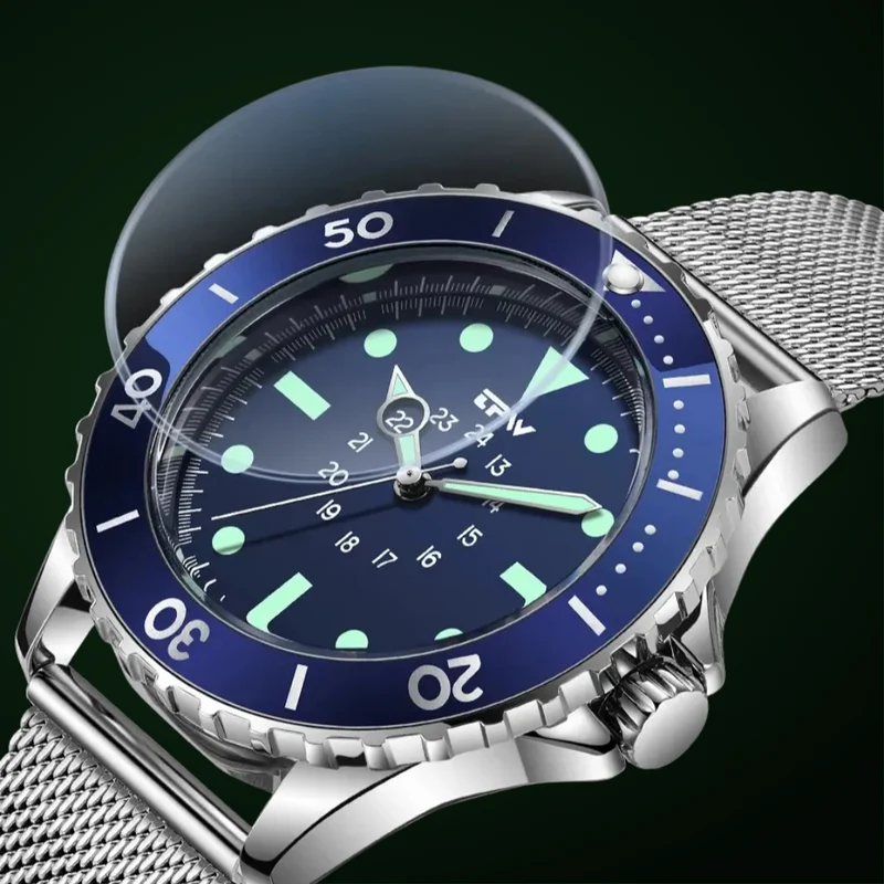 Wasserdichte Militär Herren Taucheruhr