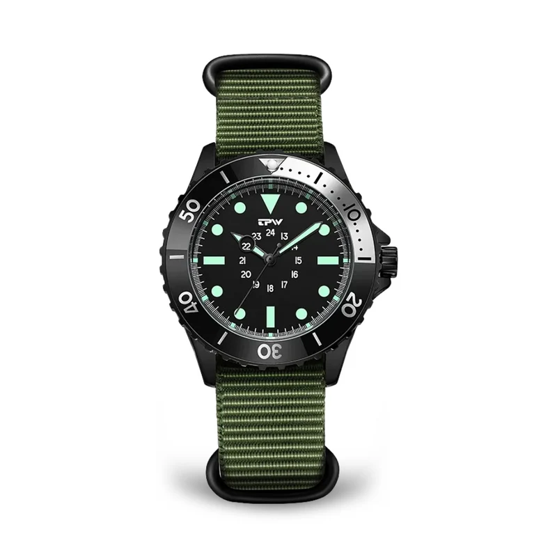 Wasserdichte Militär Herren Taucheruhr