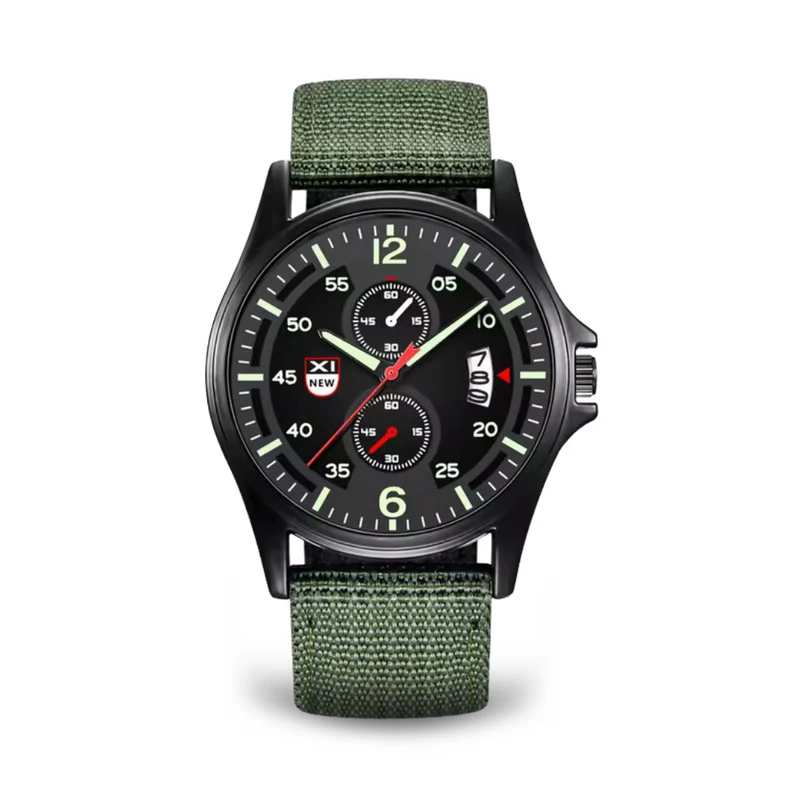 Sportliche Militär Herren Quarzuhr