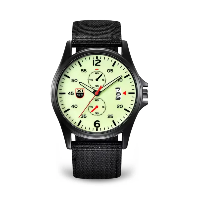 Sportliche Militär Herren Quarzuhr