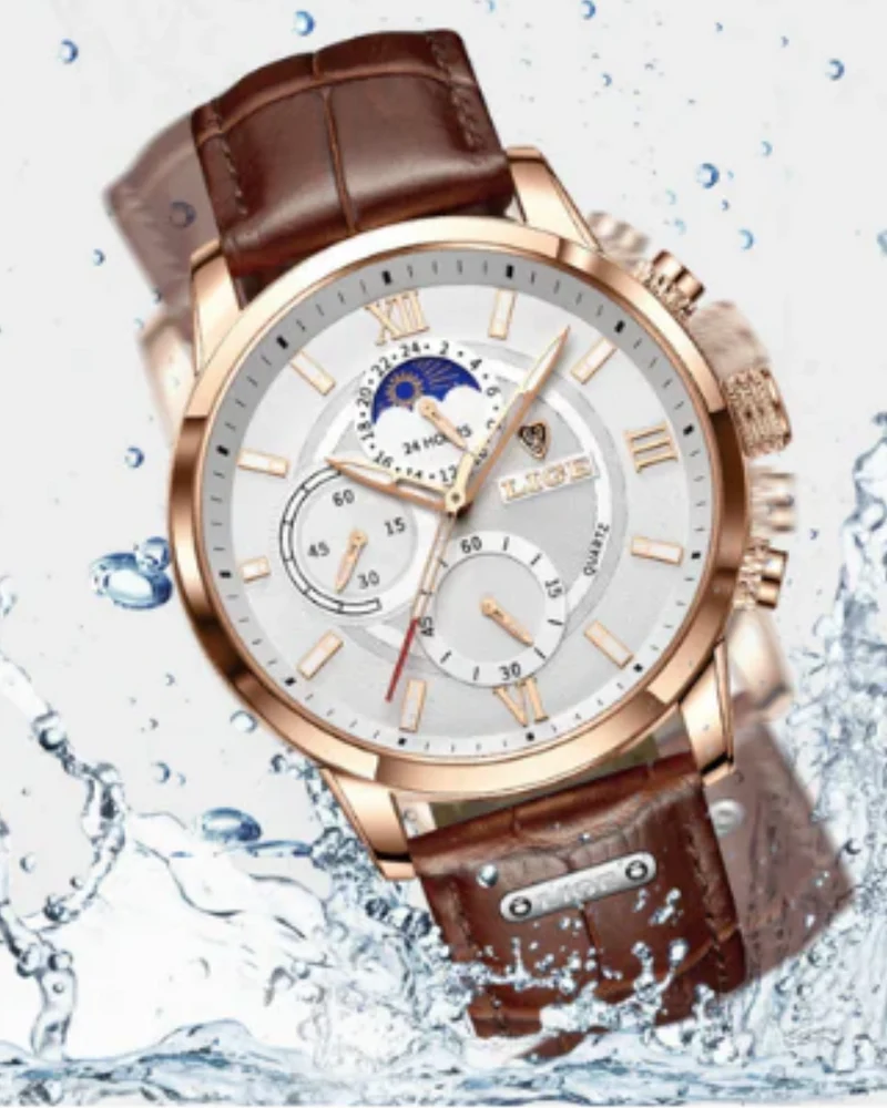 Wasserdichte Klassische Herren Armbanduhr