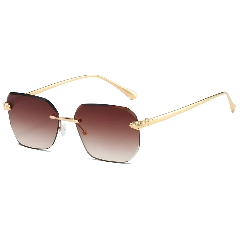 Rahmenlose Herren Sonnenbrille