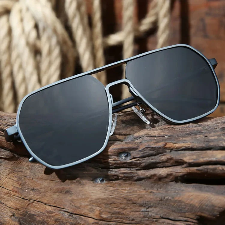 Hochwertige Herren Pilotenbrille aus Edelstahl