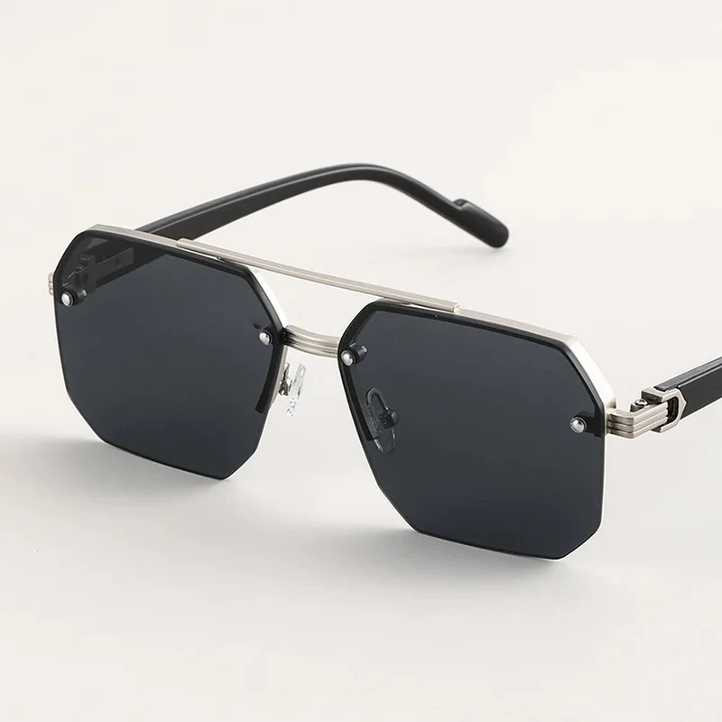Geometrische Herren Sonnenbrille