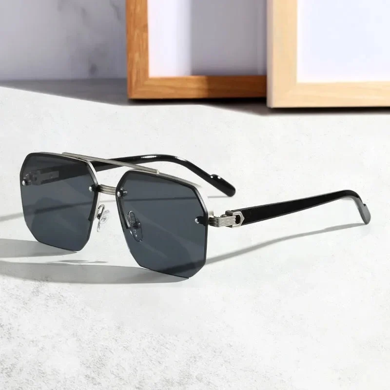 Geometrische Herren Sonnenbrille