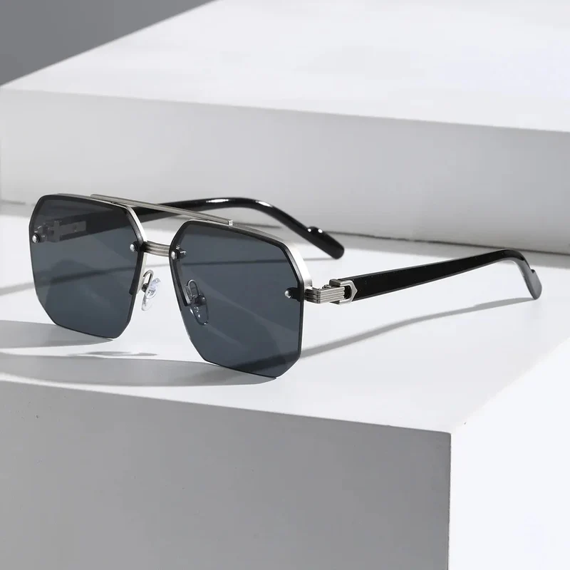 Geometrische Herren Sonnenbrille