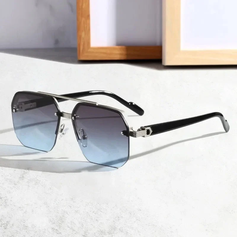 Geometrische Herren Sonnenbrille