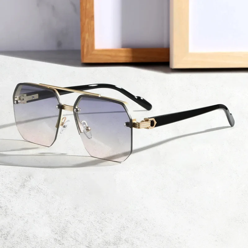 Geometrische Herren Sonnenbrille