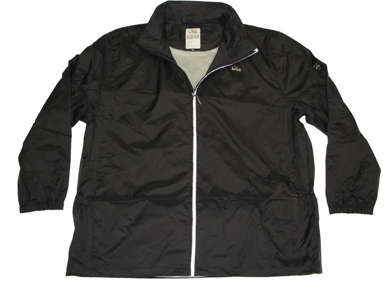 Brigg Regenjacke Herren Übergröße 4XL-10XL Schwarz Blau Marine Funktionsjacke